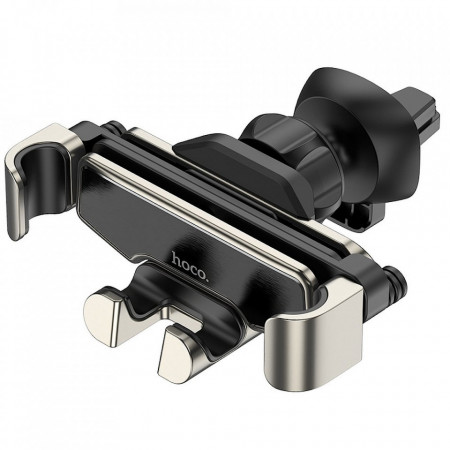 Suport Auto Universal Hoco Selected Guide S25, Gravitational, Montaj grila de ventilatie, Silver