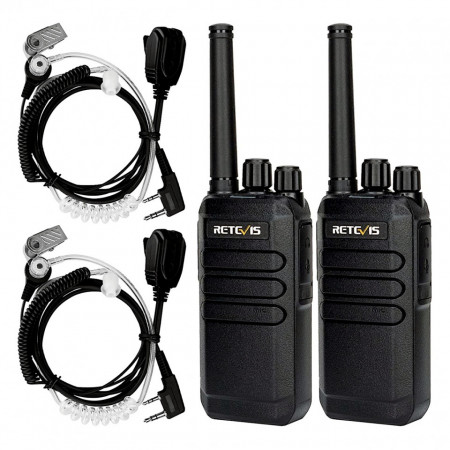 Set 2 statii Radio Portabile Profesionale Retevis RT40, PMR446 DMR, Licenta Libera