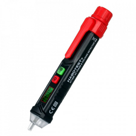 Creion Tensiune Non Contact Habotest HT100P, detectare prezenta tensiune, faza, nul, foto 1