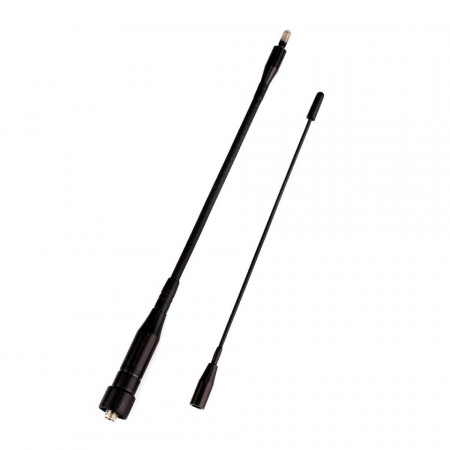 Antena Portabila Retevis VHF/UHF, SMA-F, High Gain, 2 segmente, Dual Band, 36cm, J9131DX1