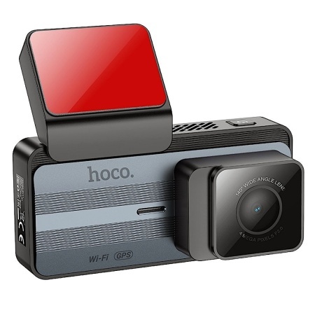 Cameră Auto HOCO DV11, 2K GPS, Ecran IPS 3.69″, Wi-Fi, Gri-Metalizat