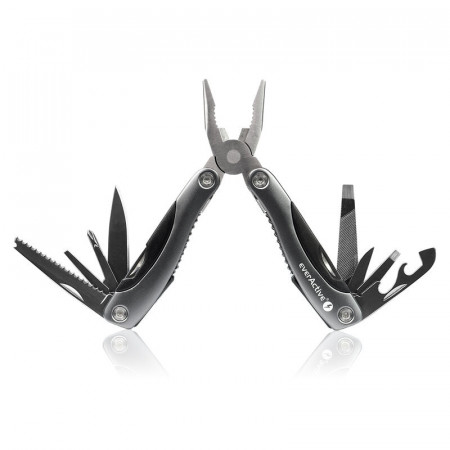 Patent Multifunctional EverActive 9 in 1, Functie Safe, Otel Inoxidabil, Gri metal