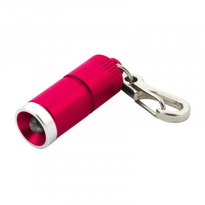 Mini Lanterna LED Breloc Chei, culoare rosu, aluminiu, 12grame, COD FL15 ft3