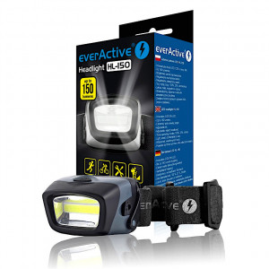 Lanterna LED COB Frontala everActive HL-150, 150lm-ftprincipal