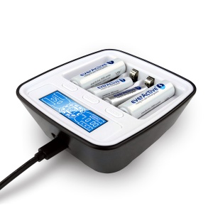Incarcator Profesional NC-1000M Baterii Ni-MH, pentru 4 AA/R6 sau AAA/R03, cu procesor, alimentare UCB-C - Img 3