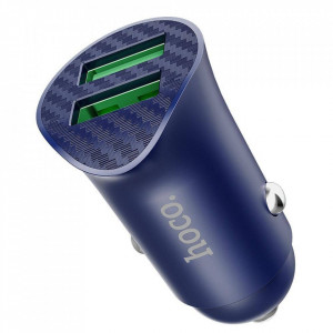 hoco-z39-farsighted-dual-port-qc3.0-car-charger-blue-foto(1)