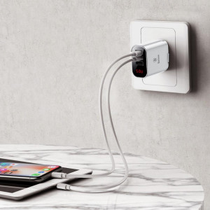 Incarcator Telefon Baseus Mirror Lake Intelligent, Triplu USB, CCALL-BH02 - Img 3