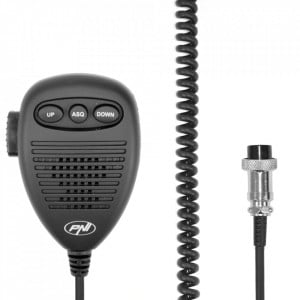 Microfon Statie Radio CB, tip mufa 6 Pini, pentru statii radio PNI Escort HP 8000, 8001, 8024, 9000, 9001, 8000L, 8001L - Img 1