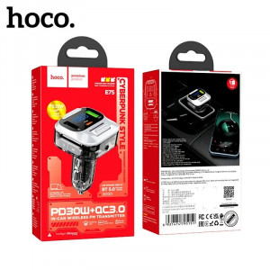 modulator_fm_bluetooth_hoco_e75_transparent_dual_charger_fast_charger_hands_free_4