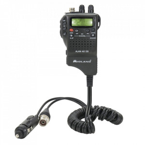 Statie CB portabila, Midland Alan 42 DS, cu Squelch Automat Digital - Img 1