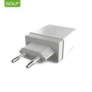 Incarcator Universal Telefon, pentru retea, Golf 2 x USB, 2,1A fara cablu - Img 1