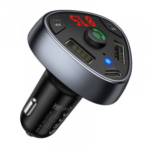 modulator-FM-Bluetooth-Hoco-E51-incarcator-auto-Type-C-PD-18W -2-USB_2
