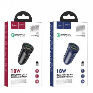 hoco-z39-farsighted-dual-port-qc3.0-car-charger-blue-foto(4)