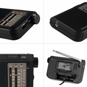 Aparat Radio Retekess V117 cu alimentare pe 2 baterii AA