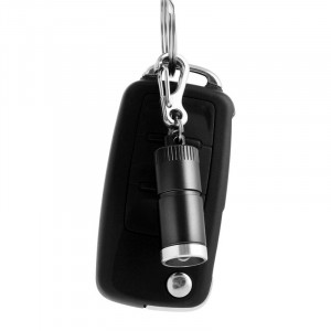 Mini Lanterna LED Breloc Chei, culoare negru, aluminiu, 12grame, COD FL15 ft3