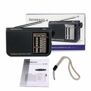 Set complet radio portabil Retekess V117