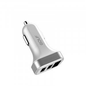Incarcator telefon auto universal, Golf Quick Charge, LED Display, 2 x USB, 2.1A - Img 3