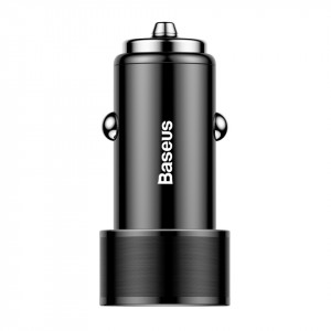 Incarcator auto telefon, Baseus Dual USB, 3.4A cu Cablu Lightning, TZXLD-A01 - Img 2