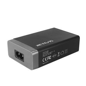 incarcator_universal_retevis_5_porturi_usb_40W_2.4A_alimentare_retea_220V_foto_5