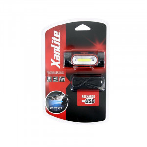 Lanterna Frontala LED Xanlite FR350S, senzor de prezenta IR, reincarcabila 350 lumeni-ft6