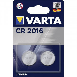 set-2-baterii-varta-cr-2016-lithium-buton-3V-foto-1