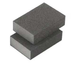 Burete abraziv granulatie 120, 10×7 cm