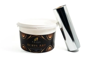 KIT ACRYL ART + FOLIE TRANSFER SIMPLA ARGINTIE