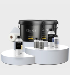 Microciment KIT pentru 10 mp | 100% impermeabil + AQP70 - Img 2