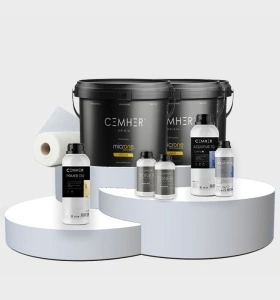 Microciment KIT pentru 10 mp | 100% impermeabil + AQP70 - Img 2