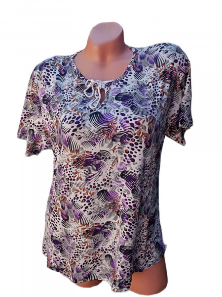 bluza dama eleganta cu maneca scurta model nou cod L20646