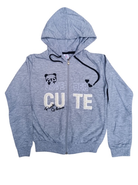 Hanorac cu maneca lunga din bumbac pentru copii cod x10039