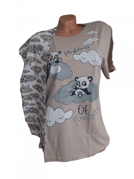 pijama dama cu maneca scurta cod p714