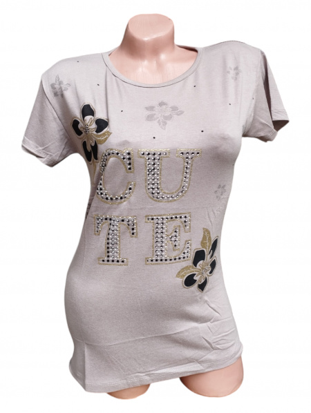 Tricou dama calitativ cu maneca scurta cod x0205