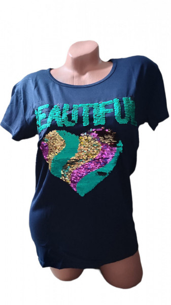 Tricou dama cu maneca scurta cod a1175