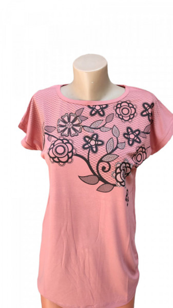Tricou dama cu maneca scurta cod a4057