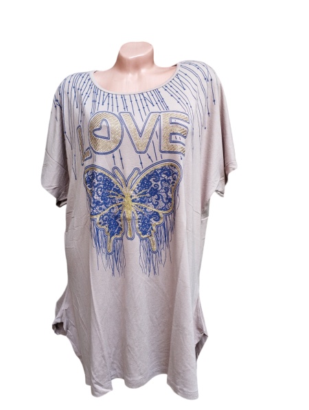 Tricou dama din bumbac calitativ model nou cod x1348