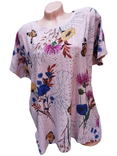 Bluza dama calitativa cu maneca scurta cod x2411