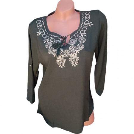 bluza dama eleganta cu maneca lunga model nou cod L19187
