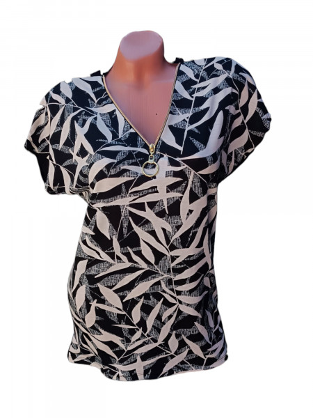 bluza dama eleganta cu maneca scurta model nou cod L20701