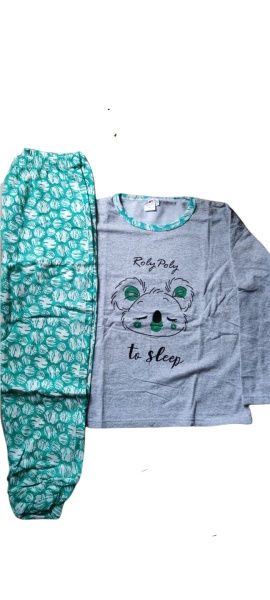 Pijama copil din bumbac calitativ cod x3707