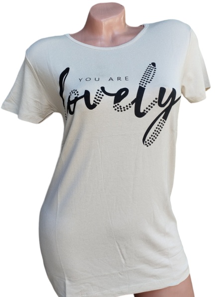 Tricou dama calitativ din bumbac model nou cod x2782