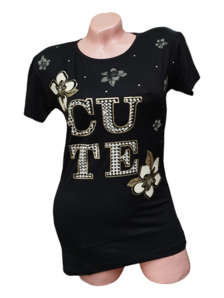 Tricou dama din bumbac calitativ model nou cod x1235