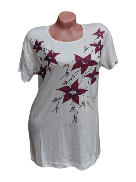 Tricou dama din bumbac calitativ model nou cod x1328
