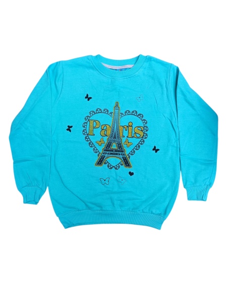 Bluza cu maneca lunga din bumbac pentru copii cod x10001