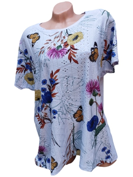 Bluza dama calitativa cu maneca scurta cod x2412