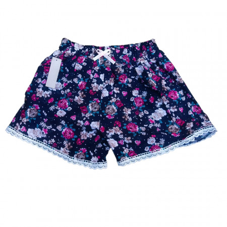 pantaloni scurti inflorati de dama model nou cod L22833