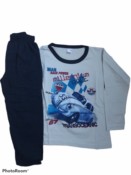 Pijama copil din bumbac calitativ cod x3708