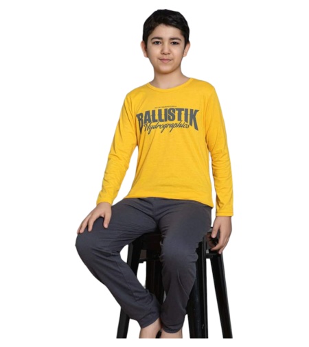 Pijama copil din bumbac calitativ cod x3718