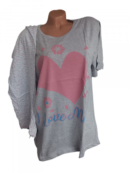 pijama dama cu maneca scurta cod p717