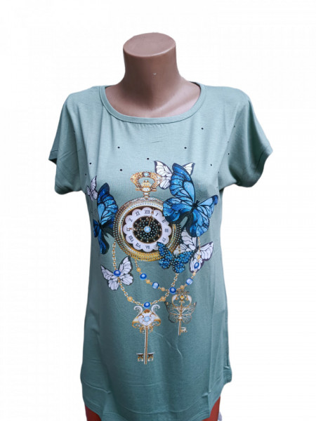 Tricou dama cu maneca scurta cod a4009